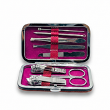 8-Piece Red Manicure Kit