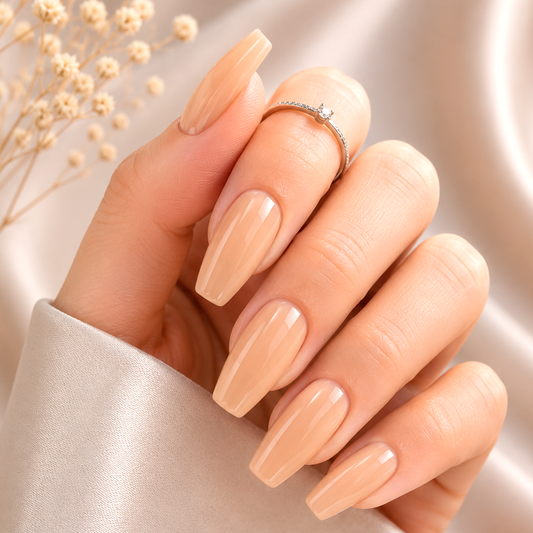 Apricot Nude Press-On Nails