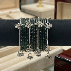 Silver Kashmiri RD Bangles Set