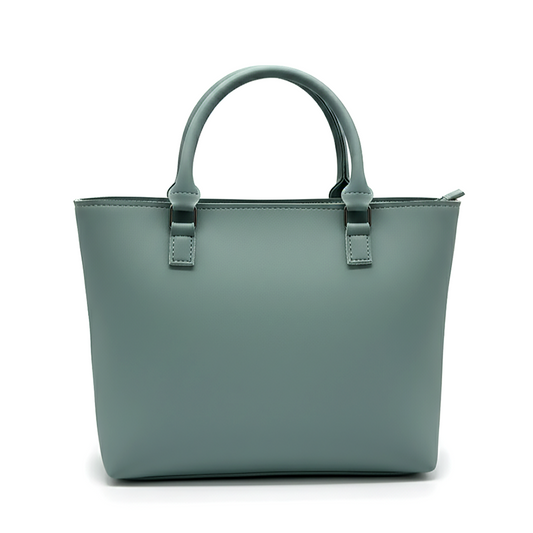 Faux Leather Tote Set