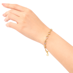 Blush Pink Vine Bracelet