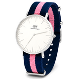 Pink Horizon Stripe Watch