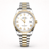 Two-Tone Silver Dial Watch
