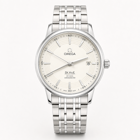 Omega White Dial Watch