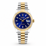 Blue Datejust Watch
