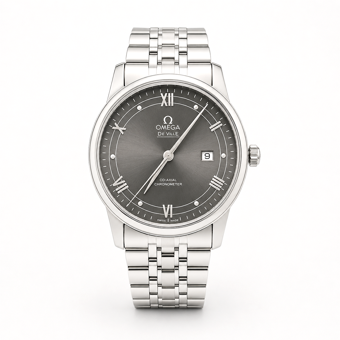 Omega Black Roman Watch