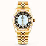 Gold-Tone Multi Dial Watch