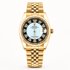 Gold-Tone Multi Dial Watch