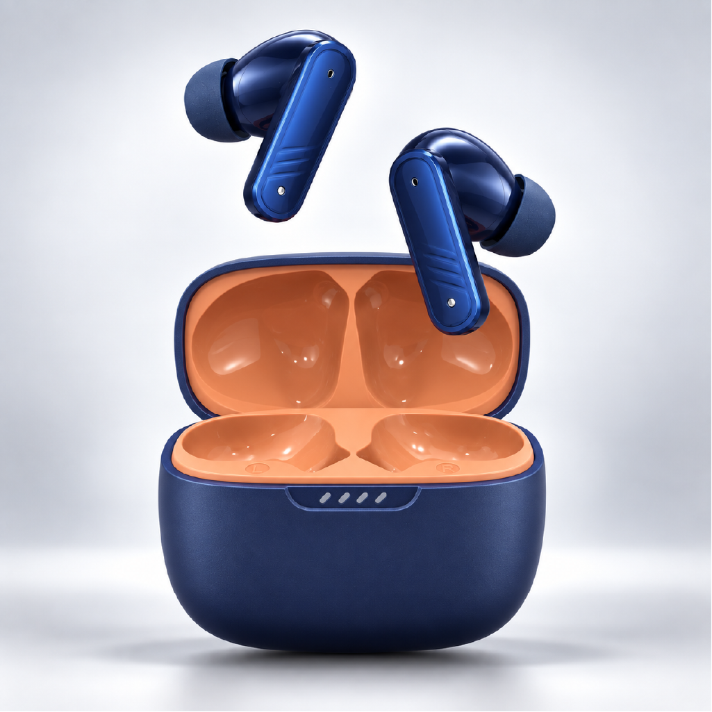U60 Wireless Earbuds – Midnight Blue Edition