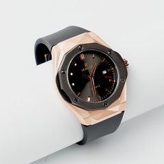 Hublot –  Rose Hexa Black Dial