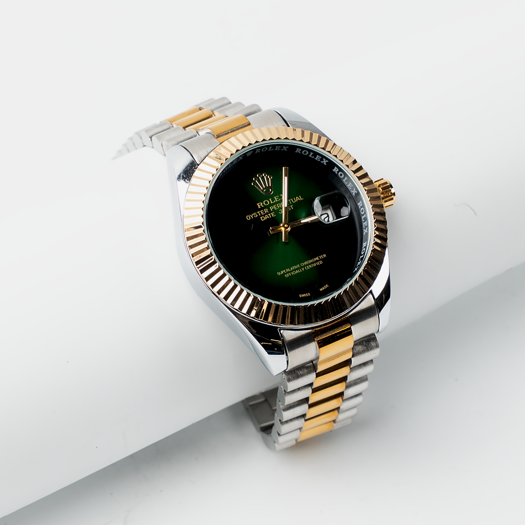 Rolex – 2Tone Green Dial Watch