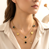 gold layered necklace Pakistan women
