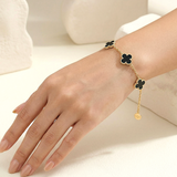 Quatrefoil Gold Bracelet