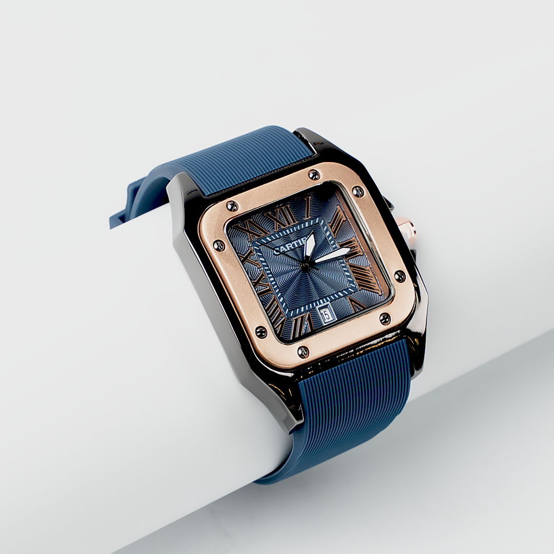 Cartier Classic Square Navy Watch Pakistan
