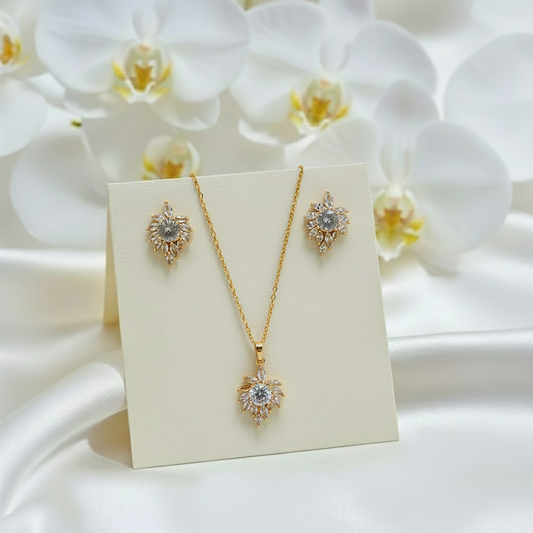 Celestial Floral Jewelry Set