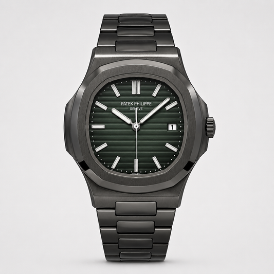 Dark Green Dial Dark Grey Watch