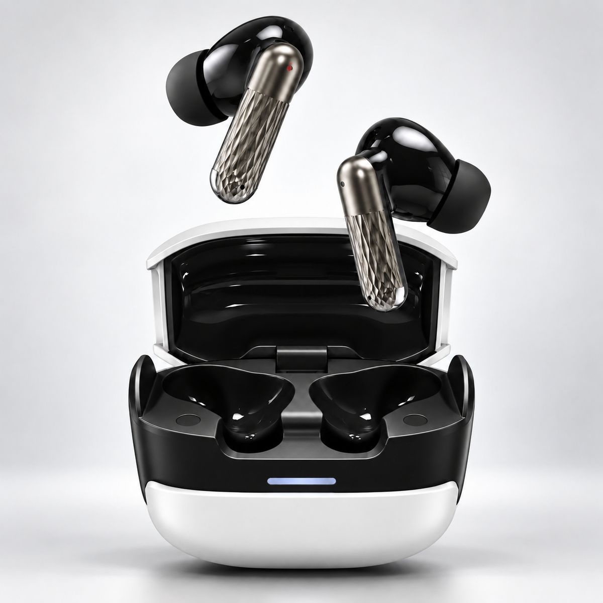 U39 Wireless Earbuds – Silver White Edition