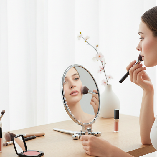 Chrome Travel Mirror