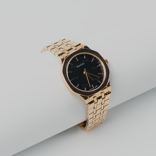 Classic Gold Stainless Steel Wristwatch