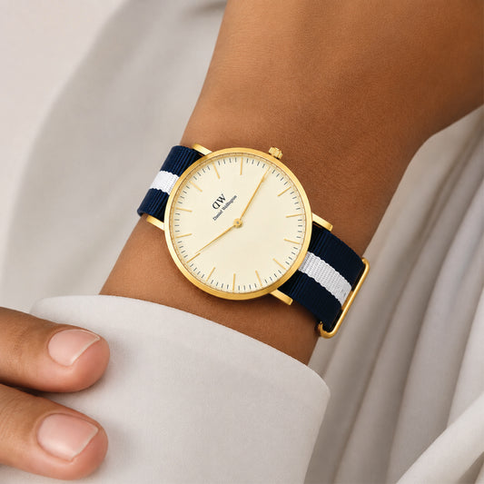 Classic Navy Stripe Watch