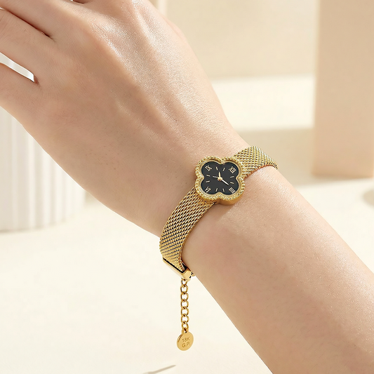 Clover Mesh Watch Bracelet