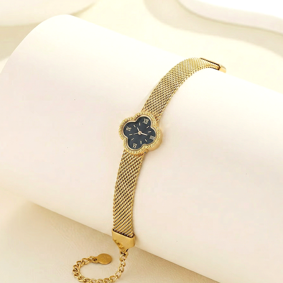 Clover Mesh Watch Bracelet