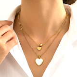 Dual Heart Layered Necklace