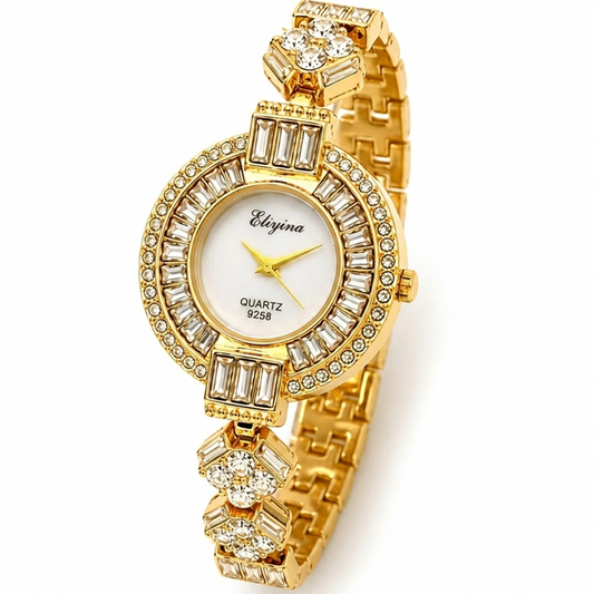 Eliyina 9258 Crystal White dial Jewelry Watch