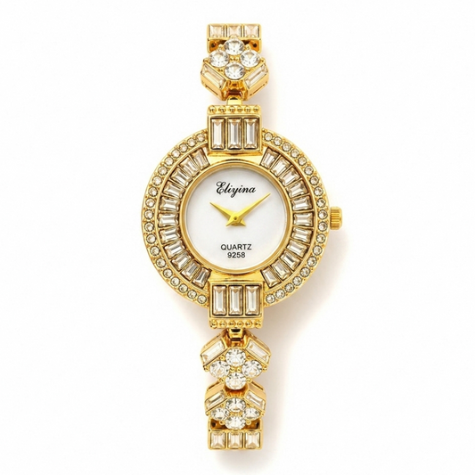 Eliyina 9258 Crystal White dial Jewelry Watch