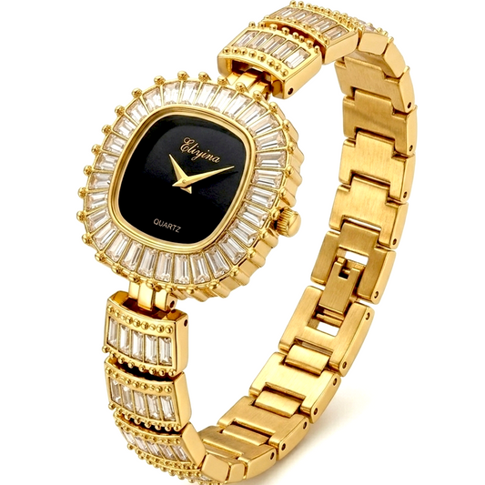 Eliyina Black Dial Watch