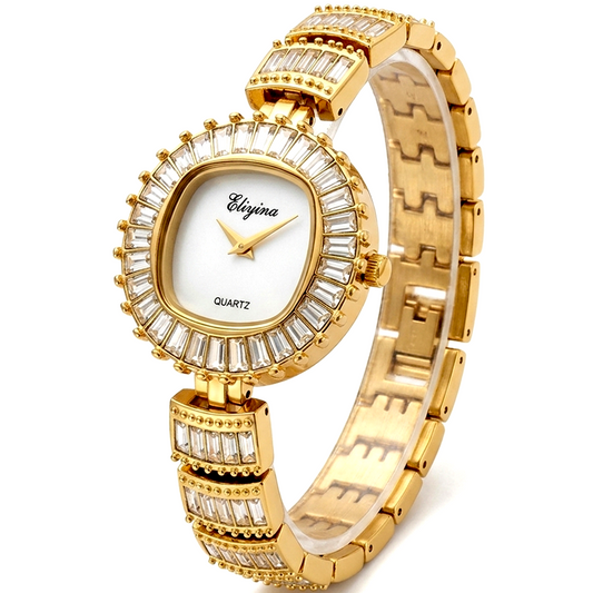 Eliyina White Dial Watch