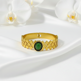 Emerald Clover Bracelet