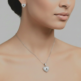 Eternal Lock Heart Jewelry Set