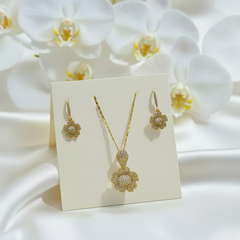 Garden Bloom Elegance Jewelry Set
