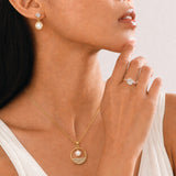 Geo Circle Jewelry Set
