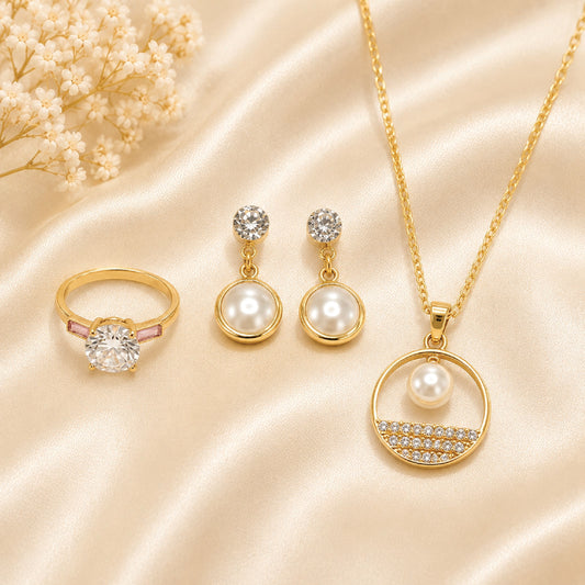 Geo Circle Jewelry Set