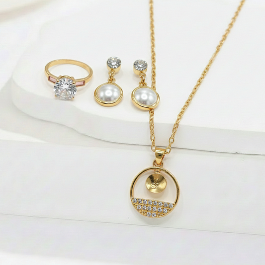 Geo Circle Jewelry Set