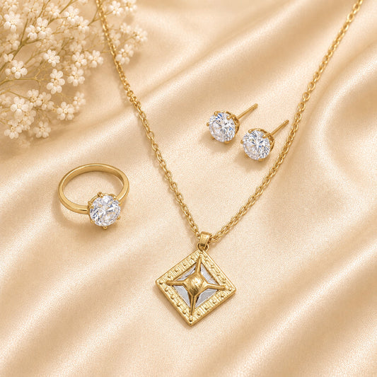 Geo Star Jewelry Set