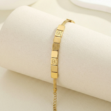 Geometric Square Bracelet