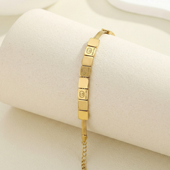 Geometric Square Bracelet
