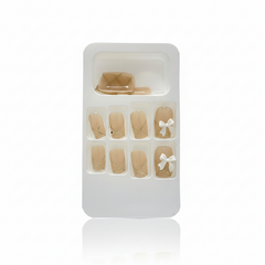 Gilded Press-On Nails