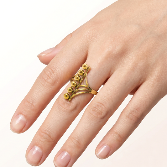 Gold Beaded Radiant