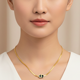 Gold CD Locket Chain