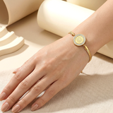 Gold Calligraphy Bracelet