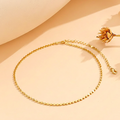 Gold Disc Chain Anklet