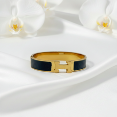 Gold H-Bracelate