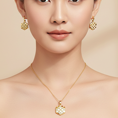 Gold Hexagon Sparkle Set