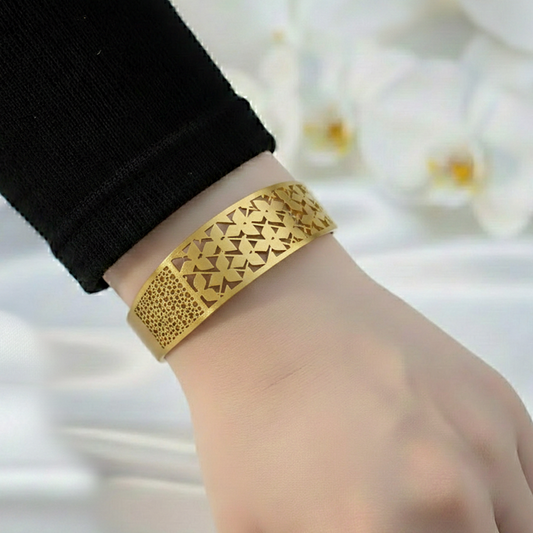 Gold Patterned Cuff