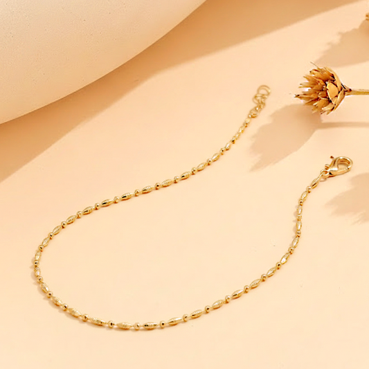 Gold Rice Bead Chain