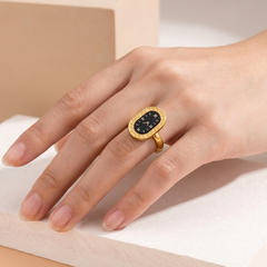 Gold Roman Numeral Ring